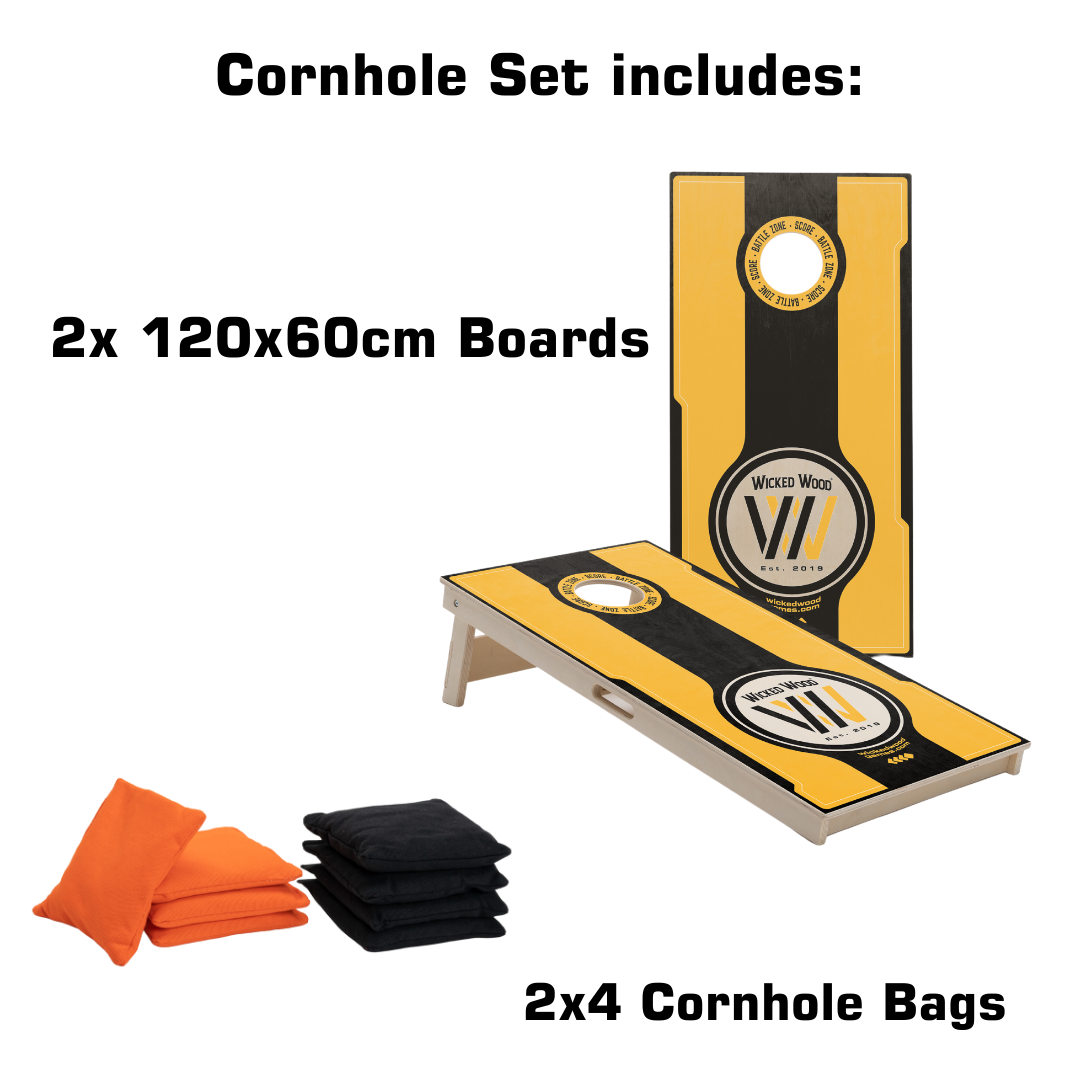BATTLE ZONE - Cornhole Set -  2 board / 2x4 zakjes