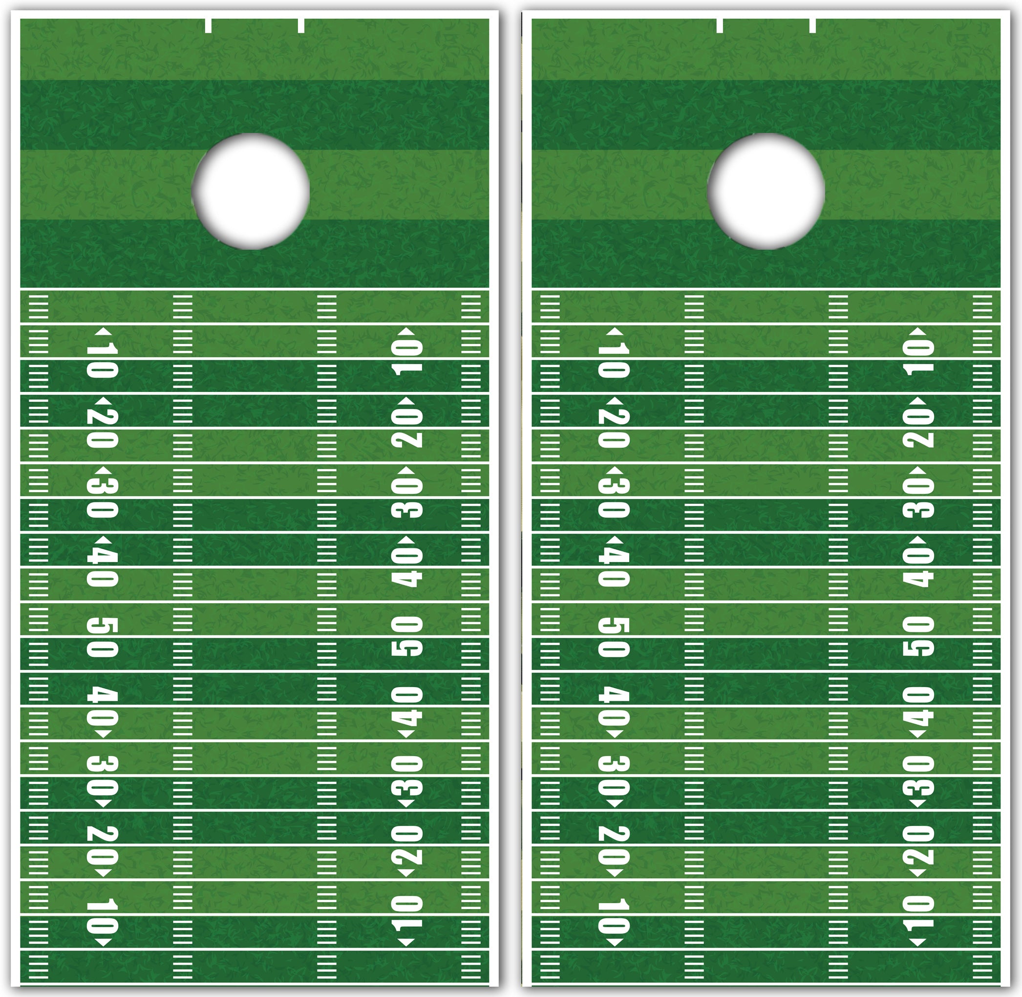 Cornhole Impression sur papier vinyle - NFL Field - 120x60cm